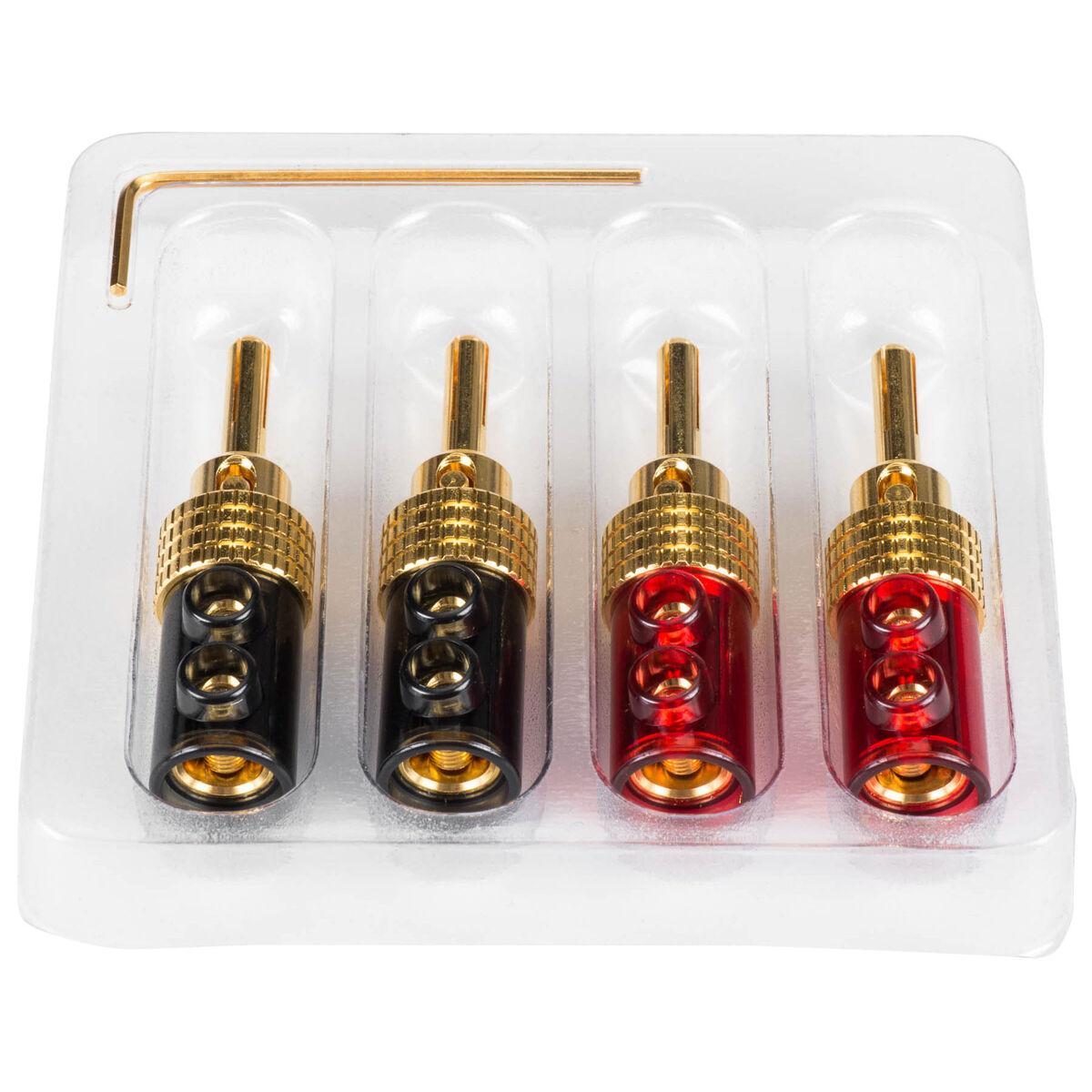 Expanding Banana Plug with Dual Set Screws and Poly Carbonate